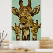 ゴールデンダマスクジラフェスのアートポスター ポスター (キッチン)