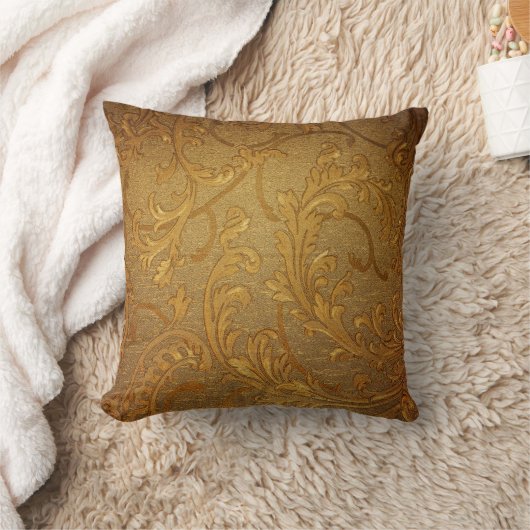 ゴールデンダマスクヴィンテージスタイル新しいシックエレガント クッション (ブランケット)