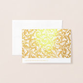 ゴールデンダマスク第60誕生日パーソナライズされたHGC 箔カード (裏面封筒付き)