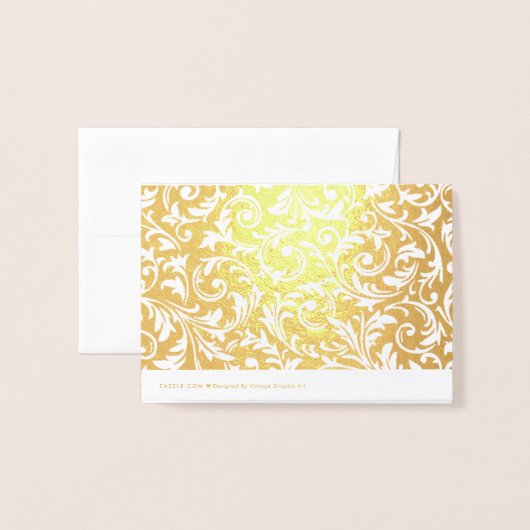 ゴールデンダマスク第60誕生日パーソナライズされたHGC 箔カード (裏面封筒付き)