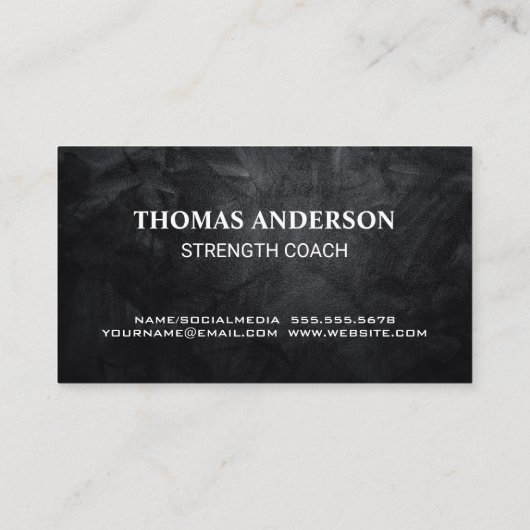 ゴールデンダンベルウエイトロゴ 名刺 (裏面)