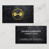 ゴールデンダンベルウエイトロゴ 名刺 (正面/裏面)