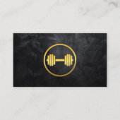 ゴールデンダンベルウエイトロゴ 名刺 (正面)