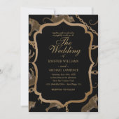 ゴールデンチェーングラマーヒョウのチーズ 招待状 (正面)