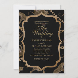 ゴールデンチェーングラマーヒョウのチーズ 招待状