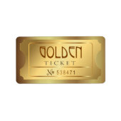 ゴールデンチケットオーソンスワンスターフリーエントリーヴィンテージ ラベル (正面)