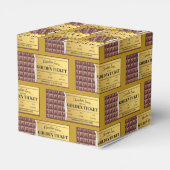 ゴールデンチケットチョコレートキャンディバー フェイバーボックス (裏面サイド)