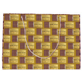 ゴールデンチケットチョコレートバー ラージペーパーバッグ (裏面)