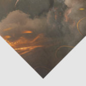 ゴールデンチャイニーズドラゴンイラストデコパージュ 薄葉紙 (詳細)