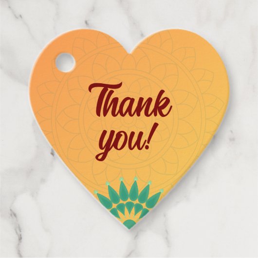 ゴールデンチャクラBGサンキューメッセージカード フェイバータグ (正面)