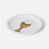 ゴールデンチャリスアンドホストホーリーコミュニオン ペーパープレート (アングル)