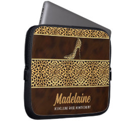 ゴールデンチータハウズインワイルドアニマルプリント ラップトップスリーブ