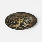 ゴールデンツリーオブライフヤグドラシル ペーパープレート (アングル)