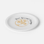 ゴールデンツリーオブライフ遺族パーティー紙プレート ペーパープレート (アングル)