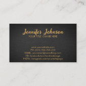 ゴールデンツリーオブライフ – レインボーチャクラ葉 名刺 (裏面)