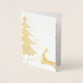 ゴールデンツリースター1stクリスマス最高のパパ写真 箔カード (正面)