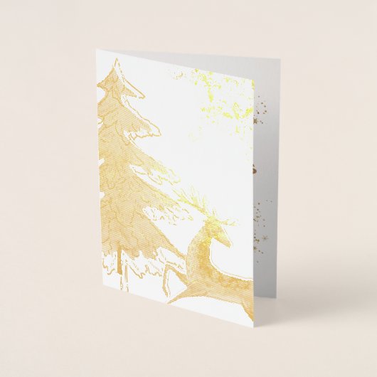 ゴールデンツリースター1stクリスマス最高のパパ写真 箔カード (正面)