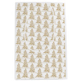 ゴールデンツリーズメリークリスマス ミディアムペーパーバッグ (正面)