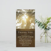 ゴールデンツリーノスタルジア悔やみや弔慰サンキューカード サンキューカード (スタンド正面)