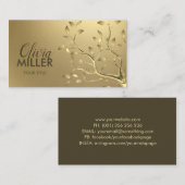 ゴールデンツリーブランチビジネスカード 名刺 (正面/裏面)