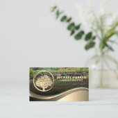 ゴールデンツリーロゴ | 草花園 名刺 (スタンド正面)