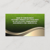 ゴールデンツリーロゴ | 草花園 名刺 (裏面)