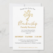 ゴールデンツリー白黒金ゴールド1デイファミリー懇親会 招待状 (正面)