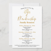 ゴールデンツリー白黒3デイファミリー懇親会 招待状 (正面)