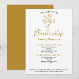 ゴールデンツリー2日ファミリー懇親会ギャザリング 招待状