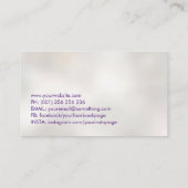 ゴールデンツリー – カラフルの葉 名刺 (裏面)