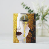 ゴールデンティアーズ、グスタフクリムト ポストカード (スタンド正面)