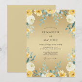 ゴールデンティールユーカリの結婚式 招待状 (正面/裏面)