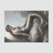 ゴールデンテイルマーメイドファンタジーデコパージュ 薄葉紙 (正面)