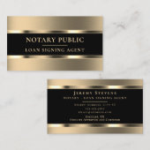 ゴールデンテクスチャエレガントスタイル 名刺 (正面/裏面)