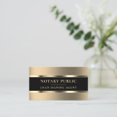 ゴールデンテクスチャエレガントスタイル 名刺 (スタンド正面)