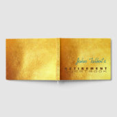 ゴールデンテクスチャ2カスタムリタイアゲストブック ゲストブック (全面)