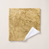 ゴールデンテクスチャ、ヴィンテージ金ゴールド、アンティーク、アート、バックガー バスタオルセット (ウォッシュタオル)