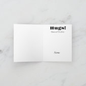 ゴールデンテディベアのアウトライン　無菌ハグカード カード (内部)