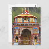 ゴールデンテンプルインドヴィンテージ観光旅行の追加 ポストカード (正面/裏面)