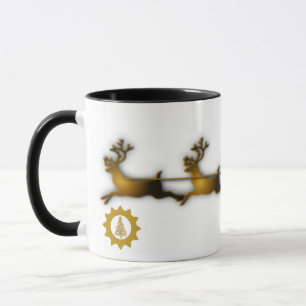 ゴールデンディアクリスマスサンタクロースリッジ マグカップ