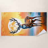 ゴールデンディアトワイライトピーク ビーチタオル (正面)