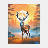 ゴールデンディアトワイライトピーク フリースブランケット (正面)