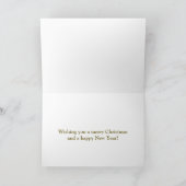 ゴールデンディアフォレストハッピーホリデーズホリデーズホリデーカード シーズンカード (内部)