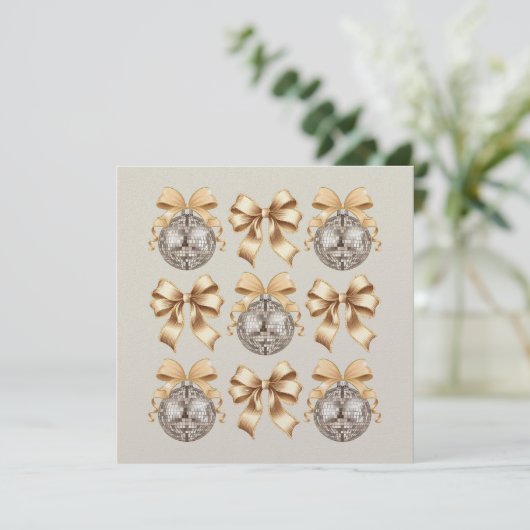 ゴールデンディスコボール&ボーフラットカード (スタンド正面)