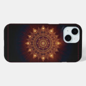 ゴールデンディワリマンダラ - 内と外に輝く光 Case-Mate iPhoneケース (裏面 (横))