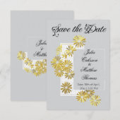 ゴールデンデイジードリームエレガンスロマンスヴィンテージシック セーブザデート (正面/裏面)