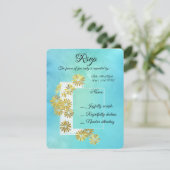 ゴールデンデイジードリームエレガンスロマンスヴィンテージシック 出欠カード (スタンド正面)