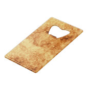 ゴールデンデイジー反射抽象芸術 クレジットカード栓抜き (裏面アングル)