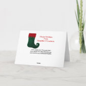 ゴールデンデザイナークリスマスサンキューノート サンキューカード (裏面)