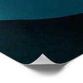 ゴールデンデザートナイトスケープ – 抽象芸術サボアート ポスター (角)